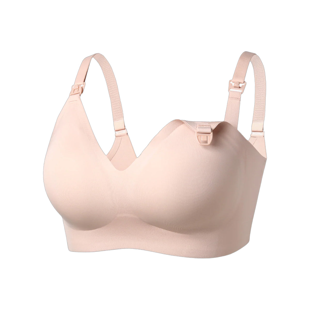 Momcozy Seamless Nursing Bra, Beige